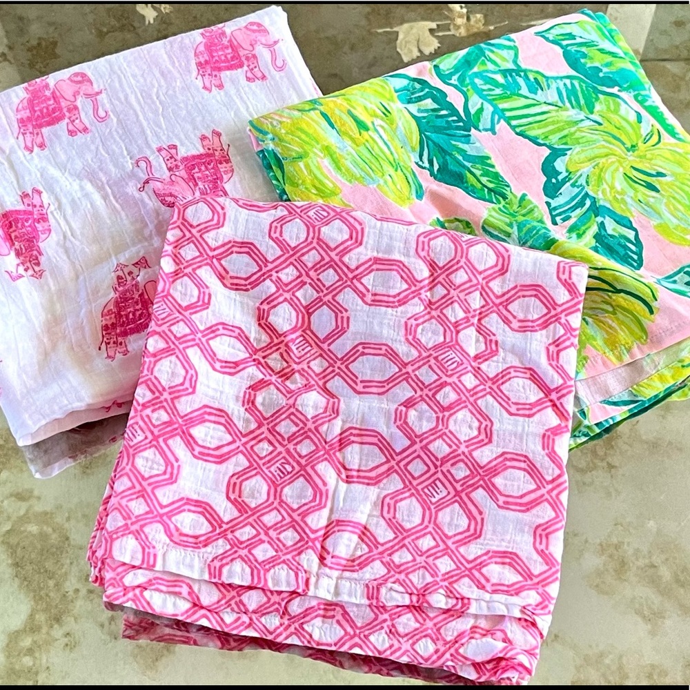 Lilly Pulitzer x Pottery Barn Kids Swaddle Set of 3